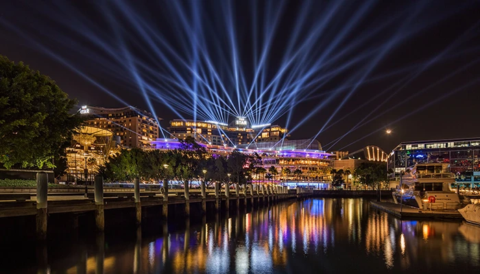 the star casino Sydney at night